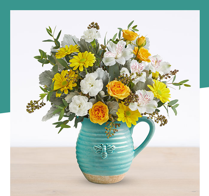 Teleflora's Bee Joyful Bouquet
