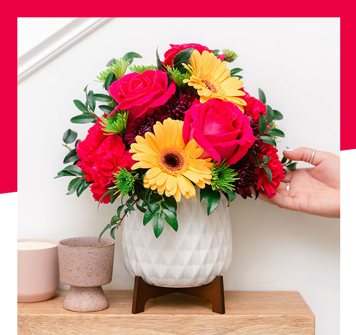 Teleflora's Mid Mod Brights Bouquet