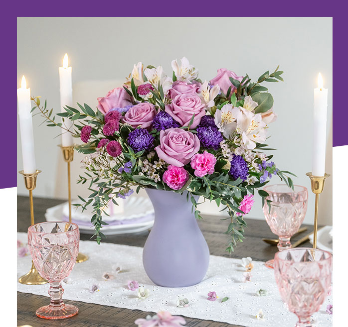 Teleflora's Prettiest Purple Bouquet
