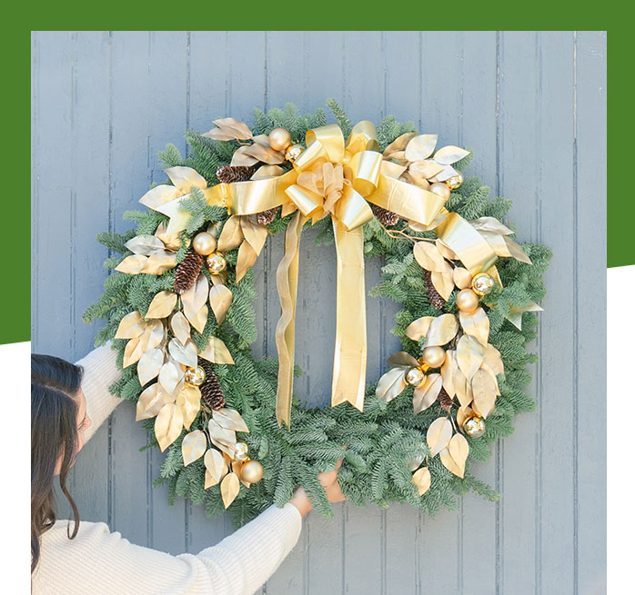 Glitter & Gold Wreath
