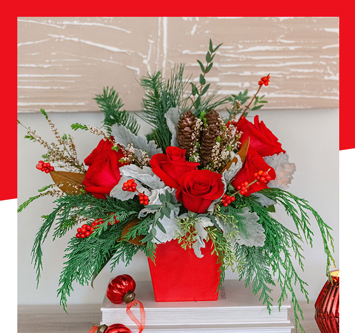 Winter Blooms Centerpiece