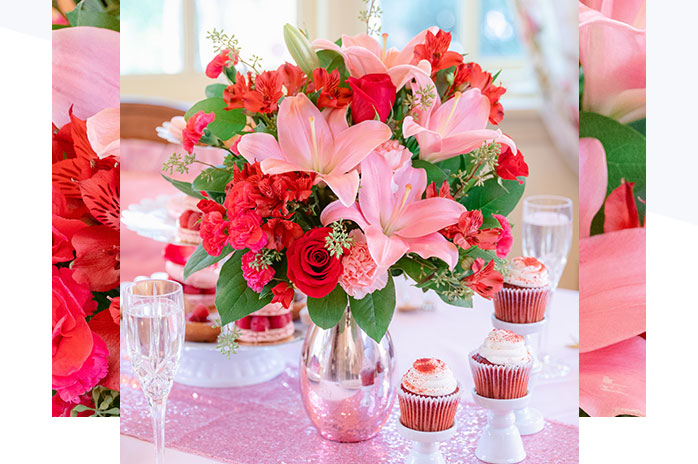 Teleflora's Roses and Pearls Bouquet