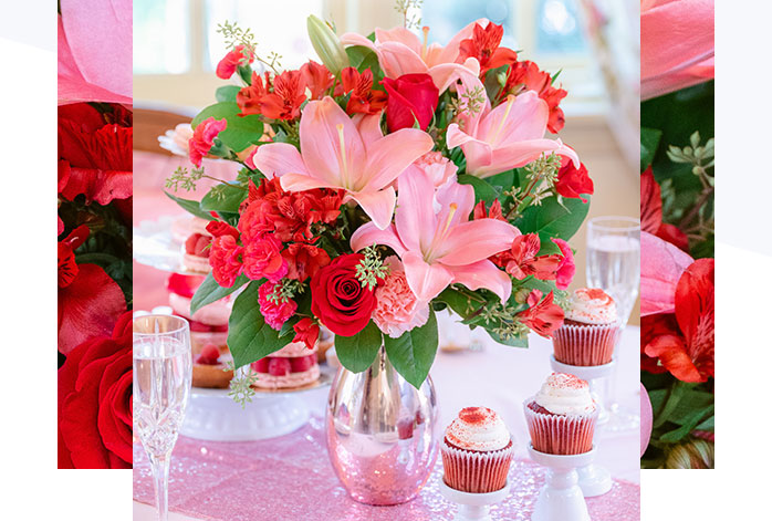 Teleflora's Roses and Pearls Bouquet