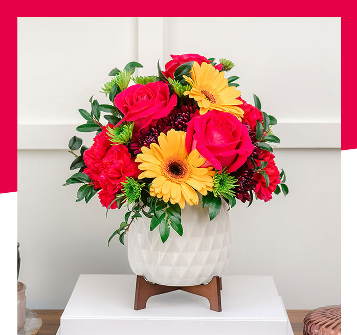Teleflora's Mid Mod Brights Bouquet