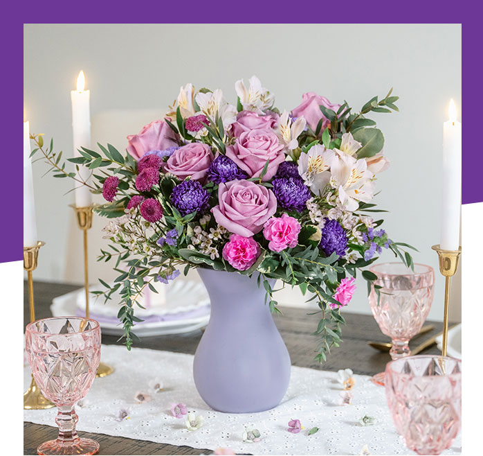 Teleflora's Prettiest Purple Bouquet