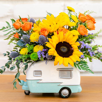 Teleflora's Retro Road Tripper Bouquet