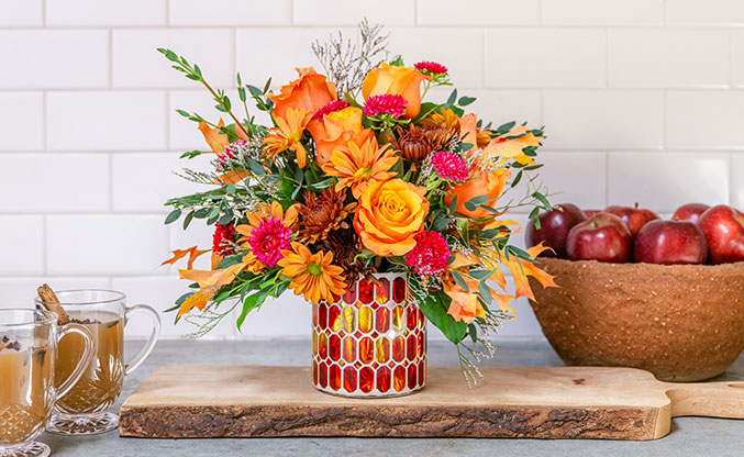 Teleflora's Autumn Aglow Bouquet