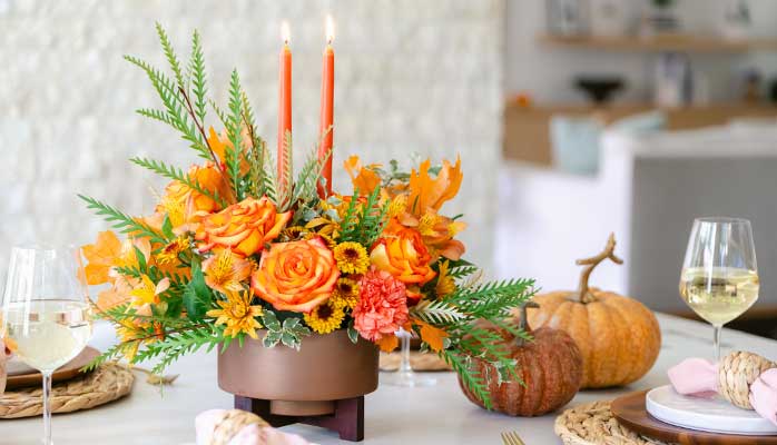 Teleflora's Fall Harvest Centerpiece