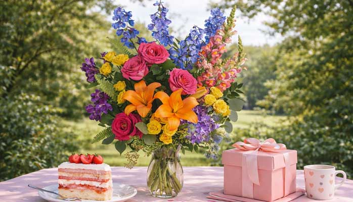 Colors Of The Rainbow Bouquet