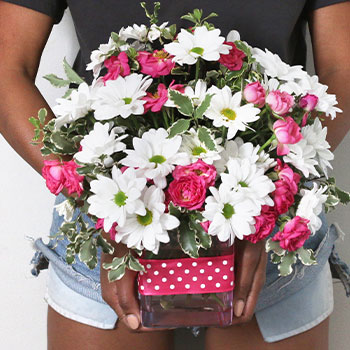 Teleflora's Polka Dots and Posies