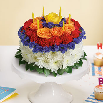 Your Wish Is Granted Birthday Cake Bouquet