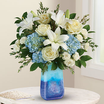 Teleflora's Ocean Sparkle Bouquet