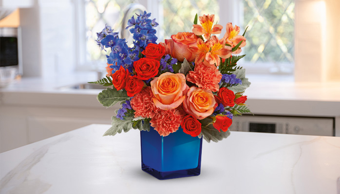 Teleflora's Blue Daydream Bouquet