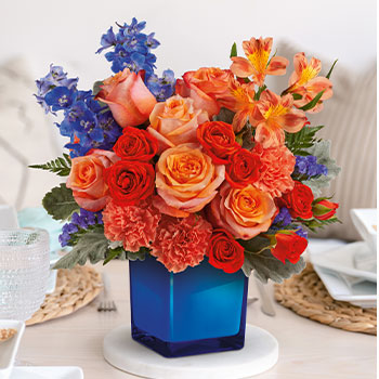 Teleflora's Blue Daydream Bouquet