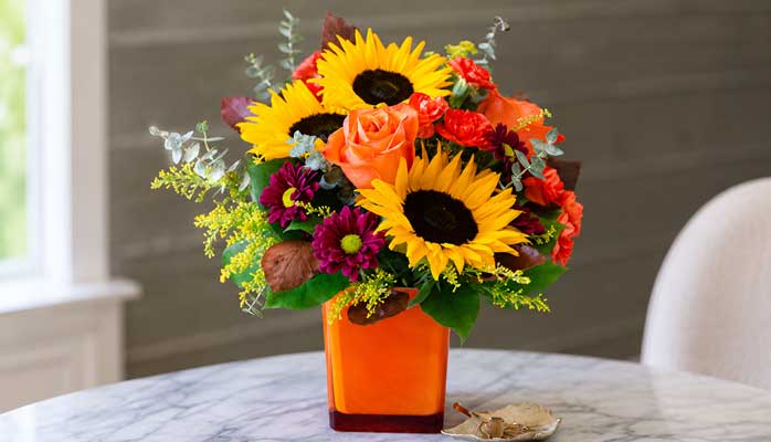 Teleflora's Midnight Harvest Bouquet
