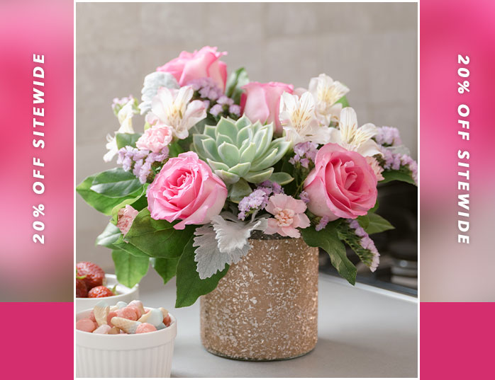 Teleflora's Shimmering Oasis Bouquet