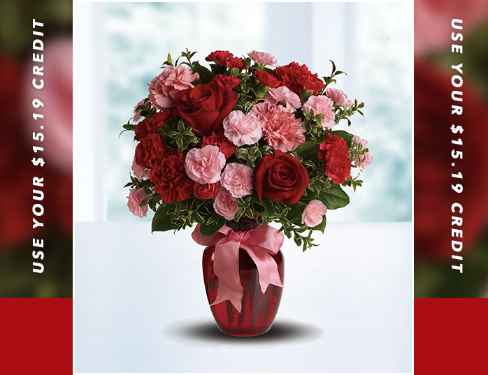 Dance with Me Bouquet with Red Roses