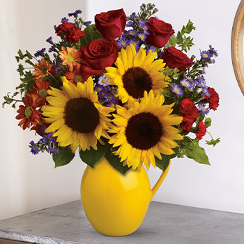 ON TREND:<br>SUNFLOWERS