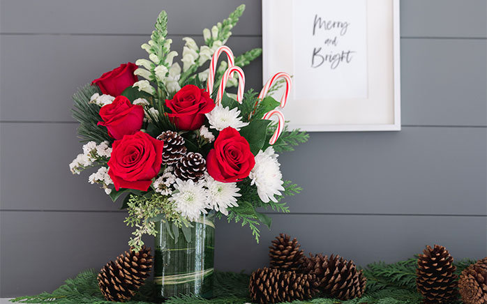 Teleflora's Festive Pines Bouquet