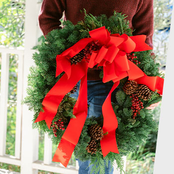 SHOP WREATHS AND TREES