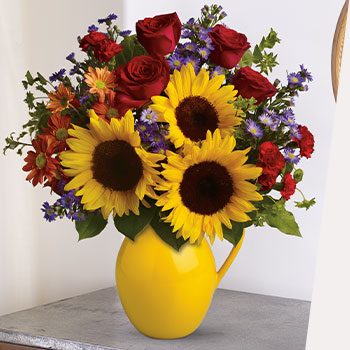 ON TREND:<br>SUNFLOWERS