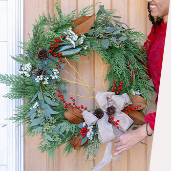 SHOP WREATHS<br>AND TREES