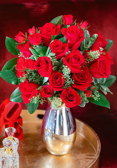 Teleflora's True Romance Bouquet with Red Roses