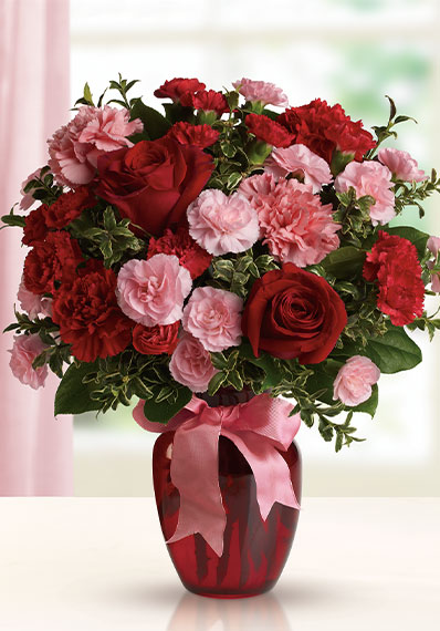 Dance with Me Bouquet with Red Roses