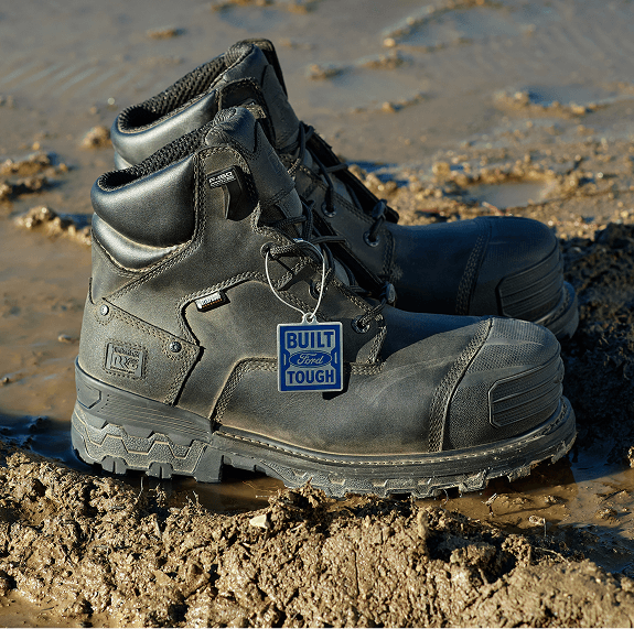 Men's Timberland PRO® x Ford Boondock Black 6-inch Waterproof Work Boot
