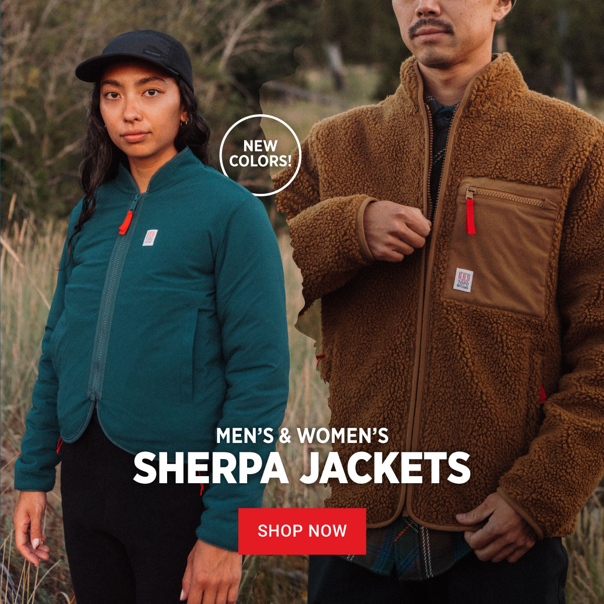 NEW COLORS: Sherpa Jackets - Topo Designs