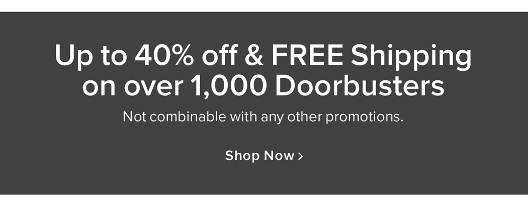 Free Shipping Doorbusters